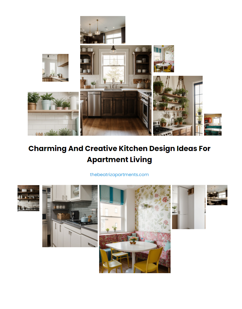 Charming and Creative Kitchen Design Ideas for Apartment Living