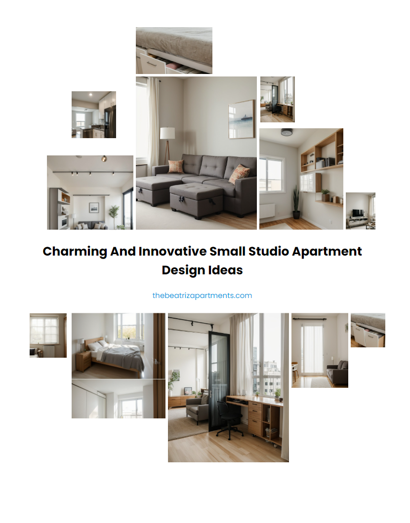 Charming and Innovative Small Studio Apartment Design Ideas