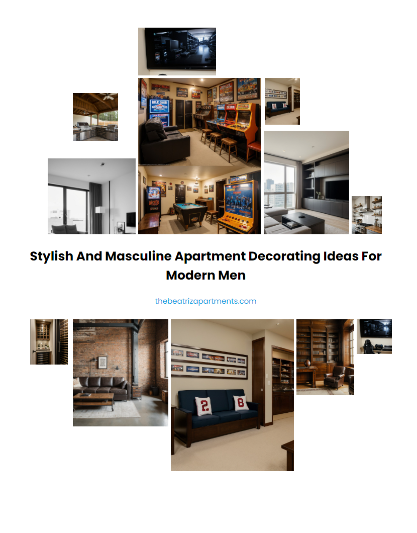 Stylish and Masculine Apartment Decorating Ideas for Modern Men