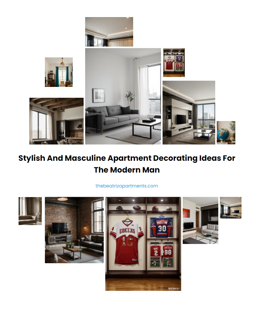 Stylish and Masculine Apartment Decorating Ideas for the Modern Man