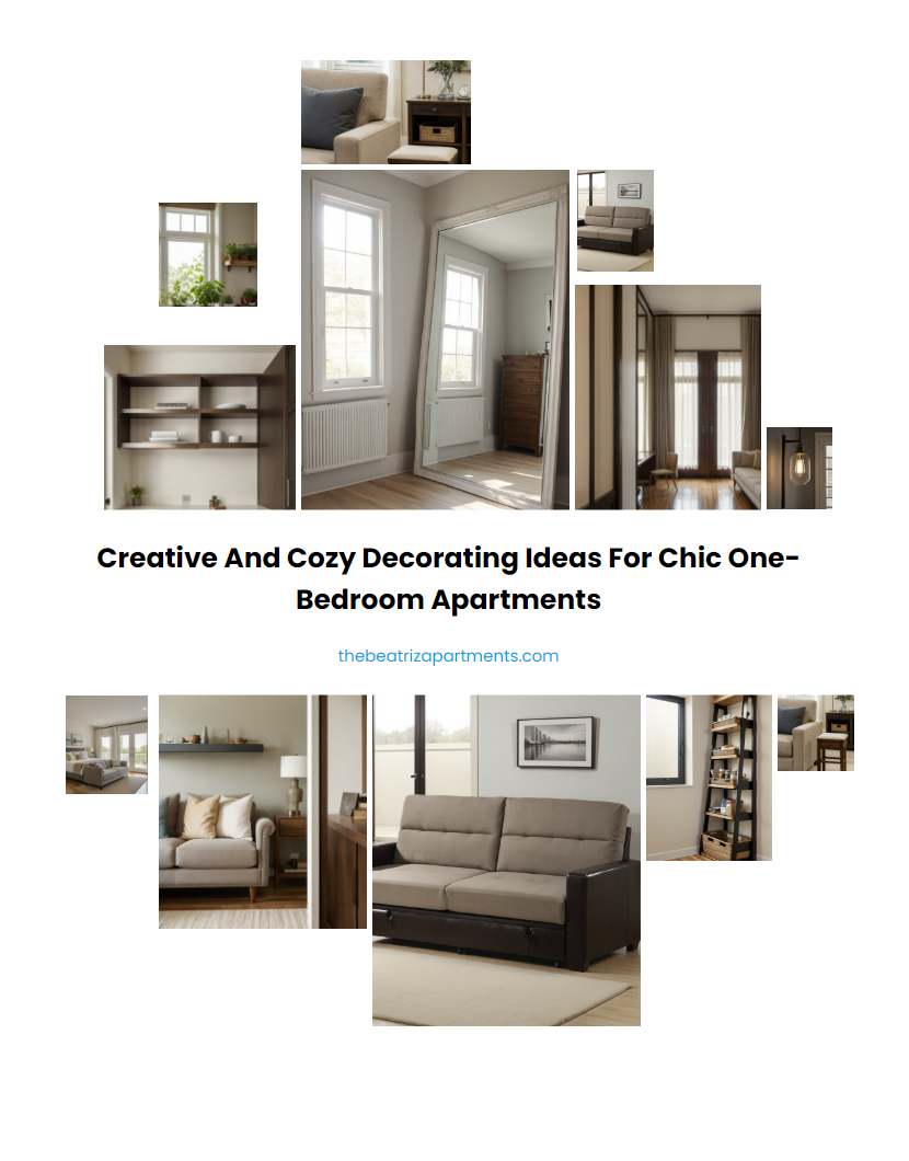 Creative and Cozy Decorating Ideas for Chic One-Bedroom Apartments