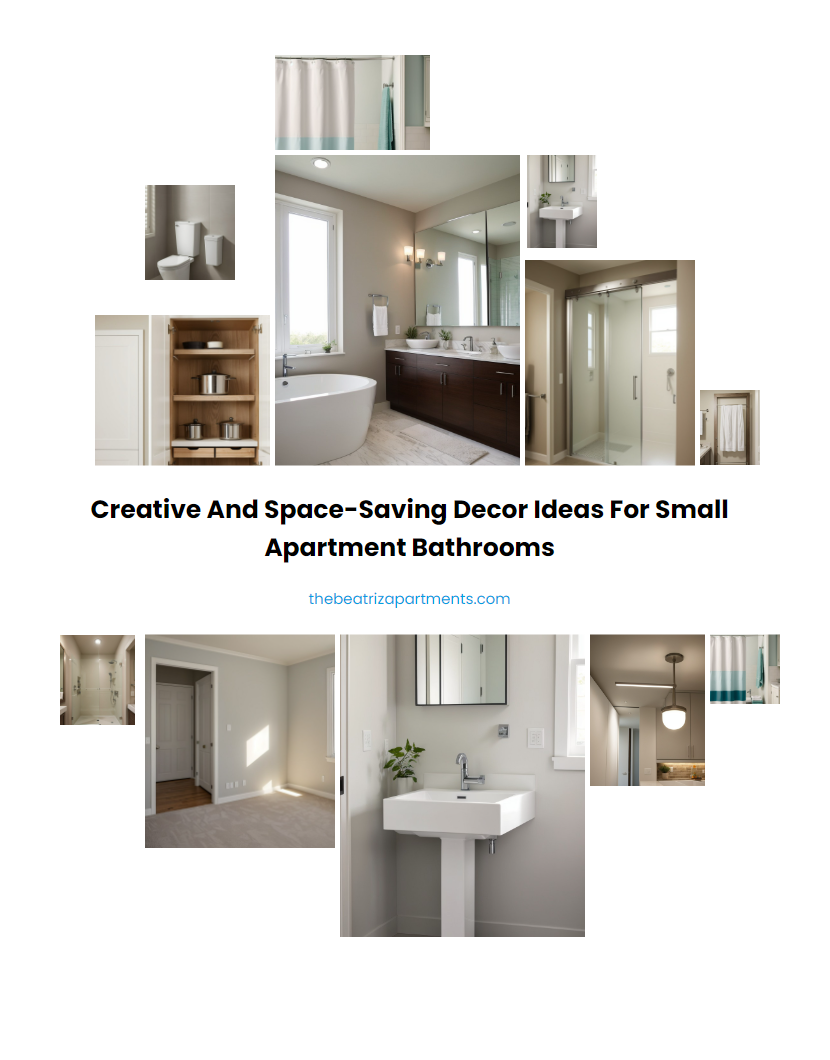 Creative and Space-Saving Decor Ideas for Small Apartment Bathrooms