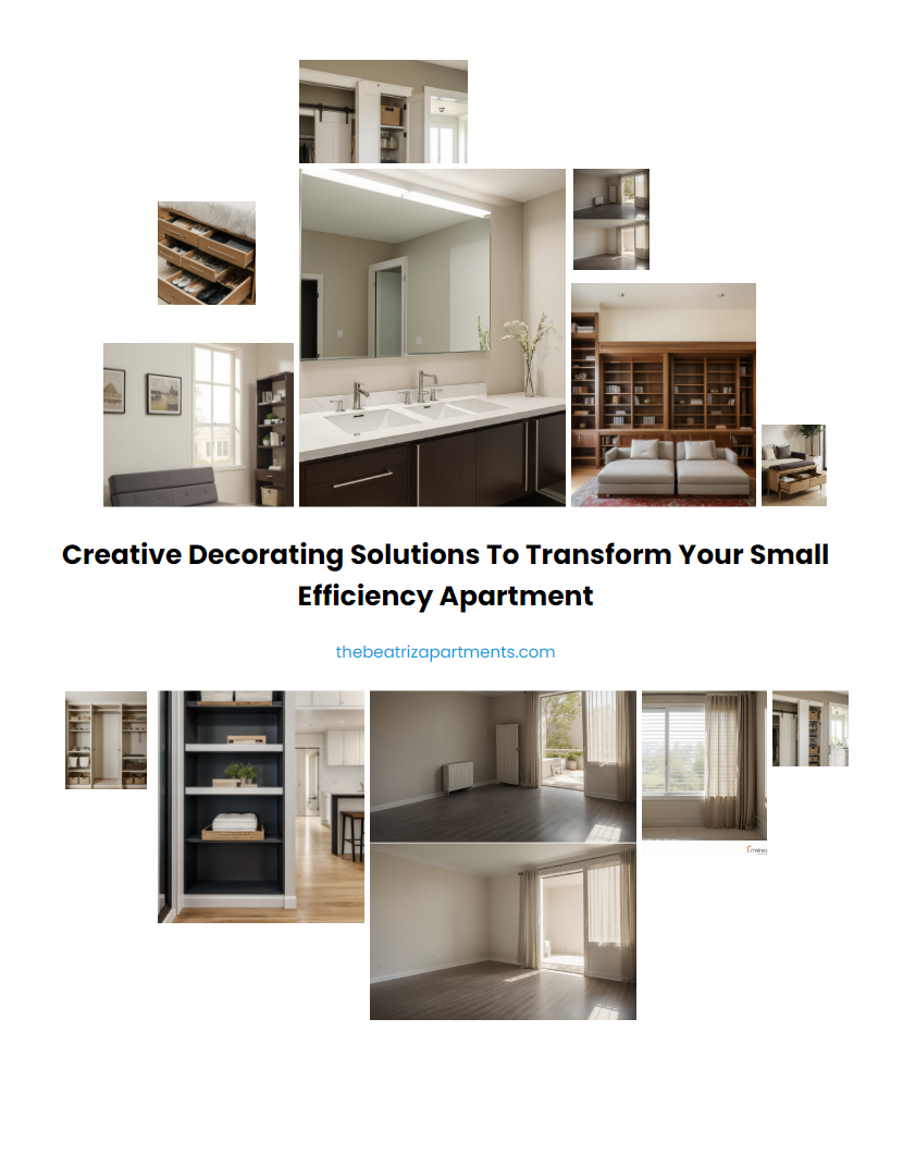 Creative Decorating Solutions to Transform Your Small Efficiency Apartment
