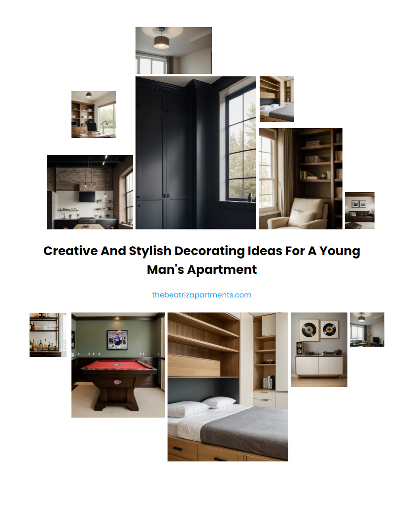 Creative and Stylish Decorating Ideas for a Young Man's Apartment