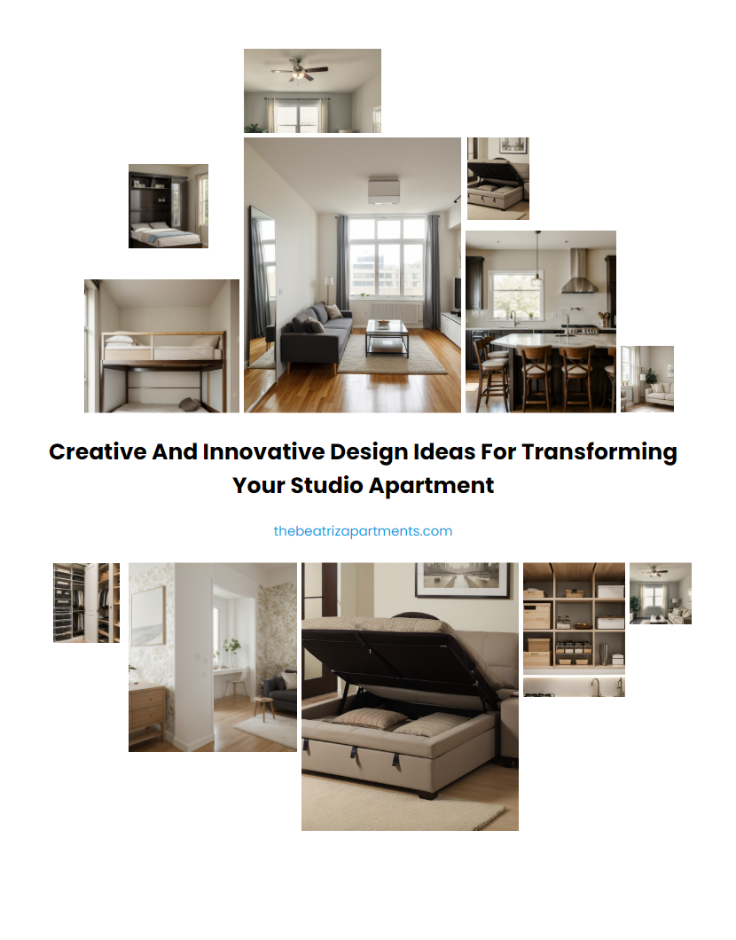 Creative and Innovative Design Ideas for Transforming Your Studio Apartment