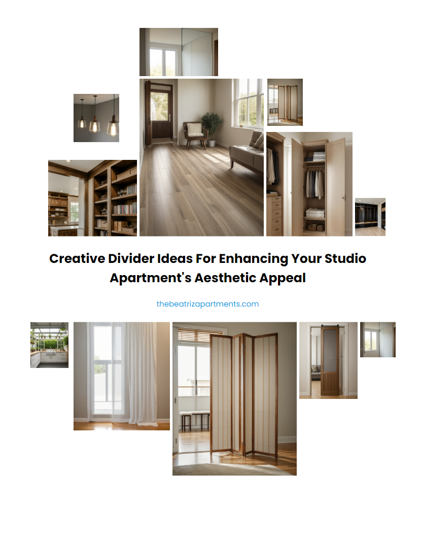 Creative Divider Ideas for Enhancing Your Studio Apartment's Aesthetic Appeal