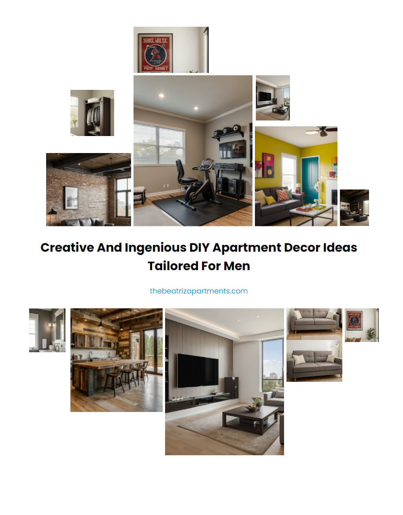 Creative and Ingenious DIY Apartment Decor Ideas Tailored for Men