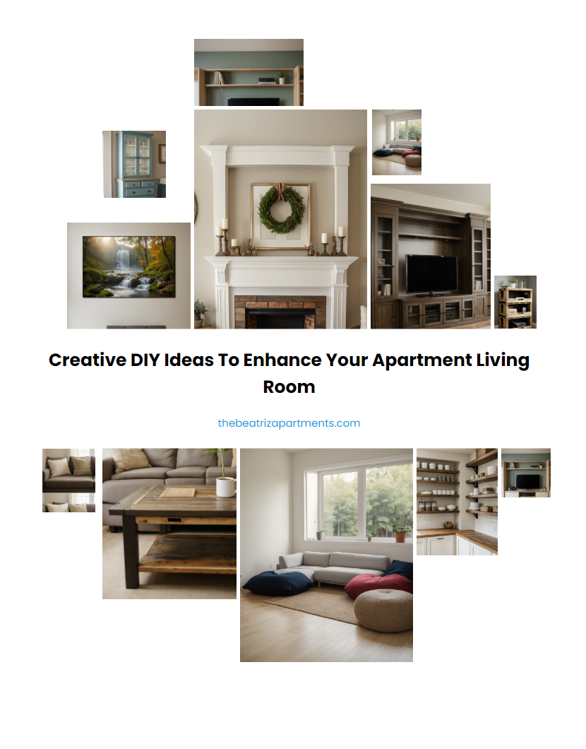 Creative DIY Ideas to Enhance Your Apartment Living Room