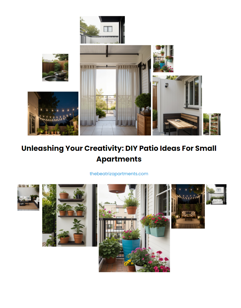 Unleashing Your Creativity: DIY Patio Ideas for Small Apartments