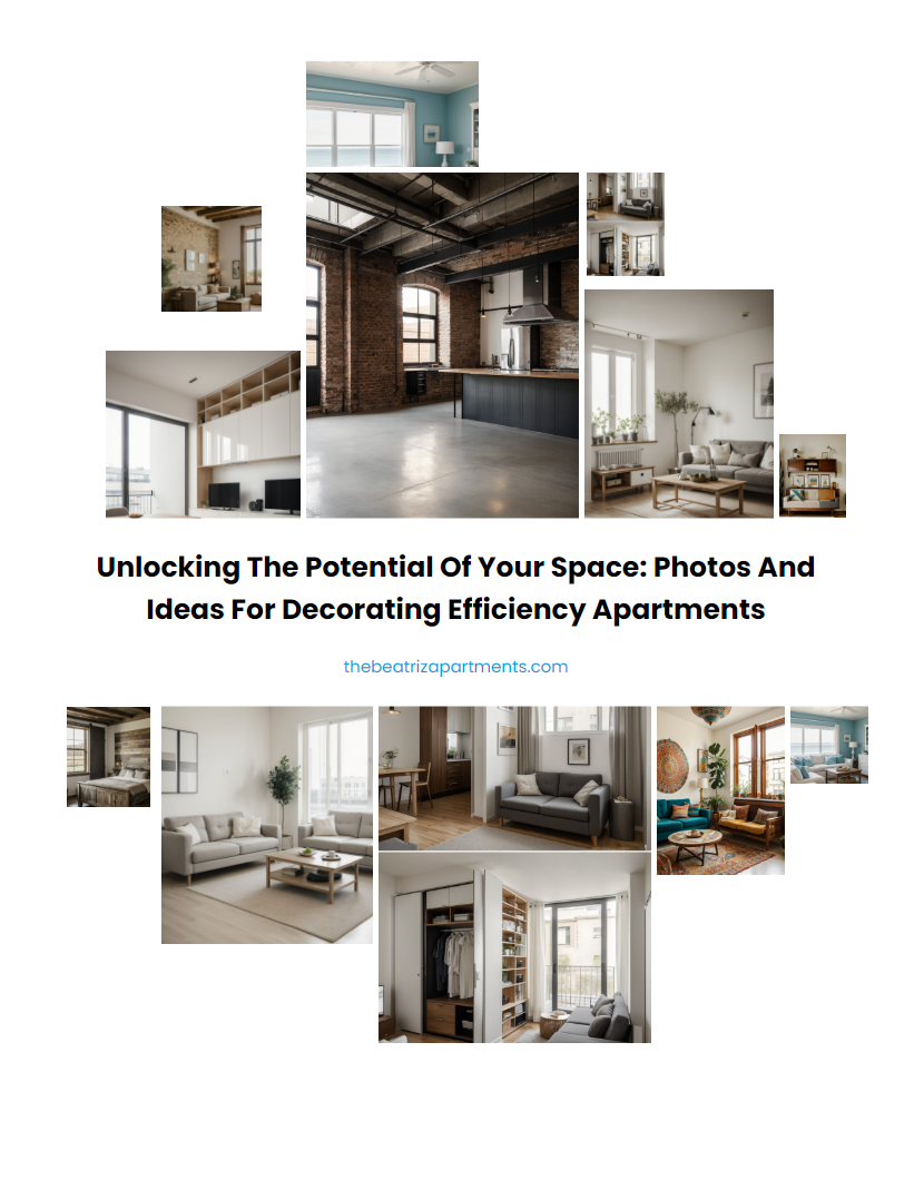 Unlocking the Potential of Your Space: Photos and Ideas for Decorating Efficiency Apartments