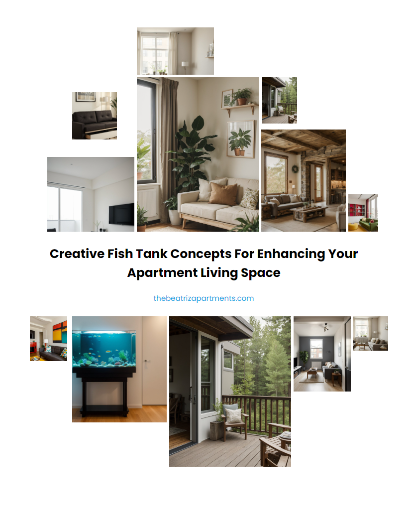 Creative Fish Tank Concepts for Enhancing Your Apartment Living Space