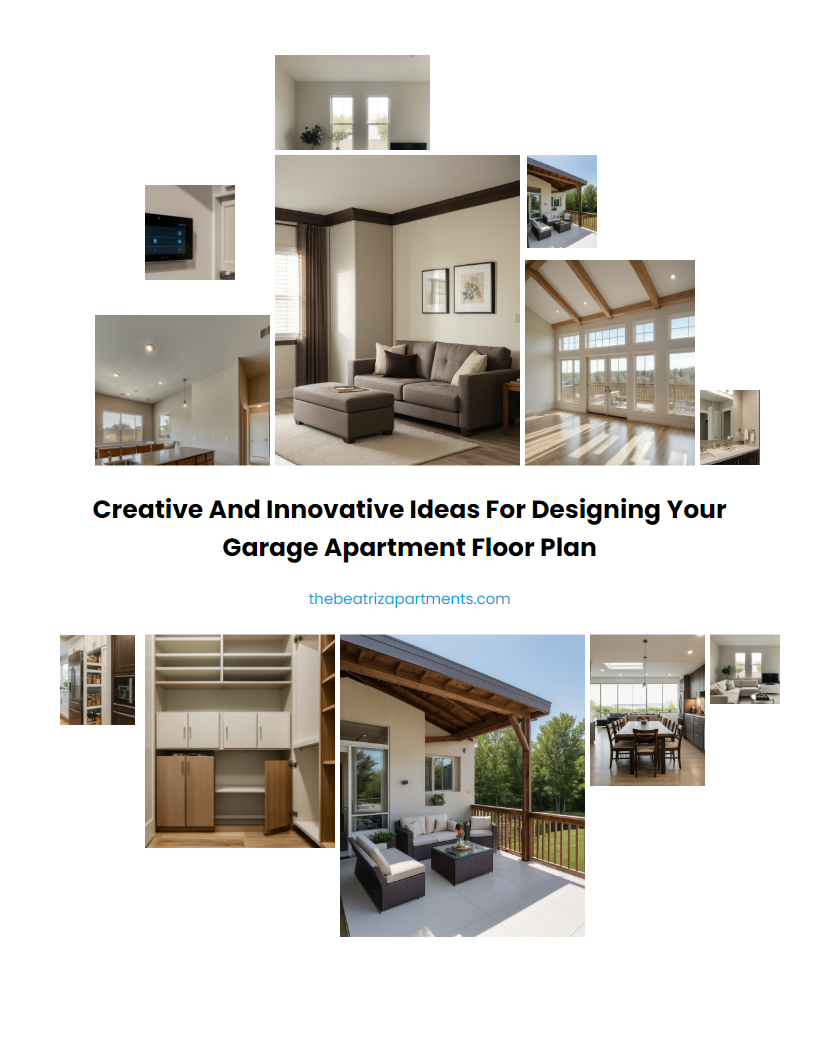 Creative and Innovative Ideas for Designing Your Garage Apartment Floor Plan