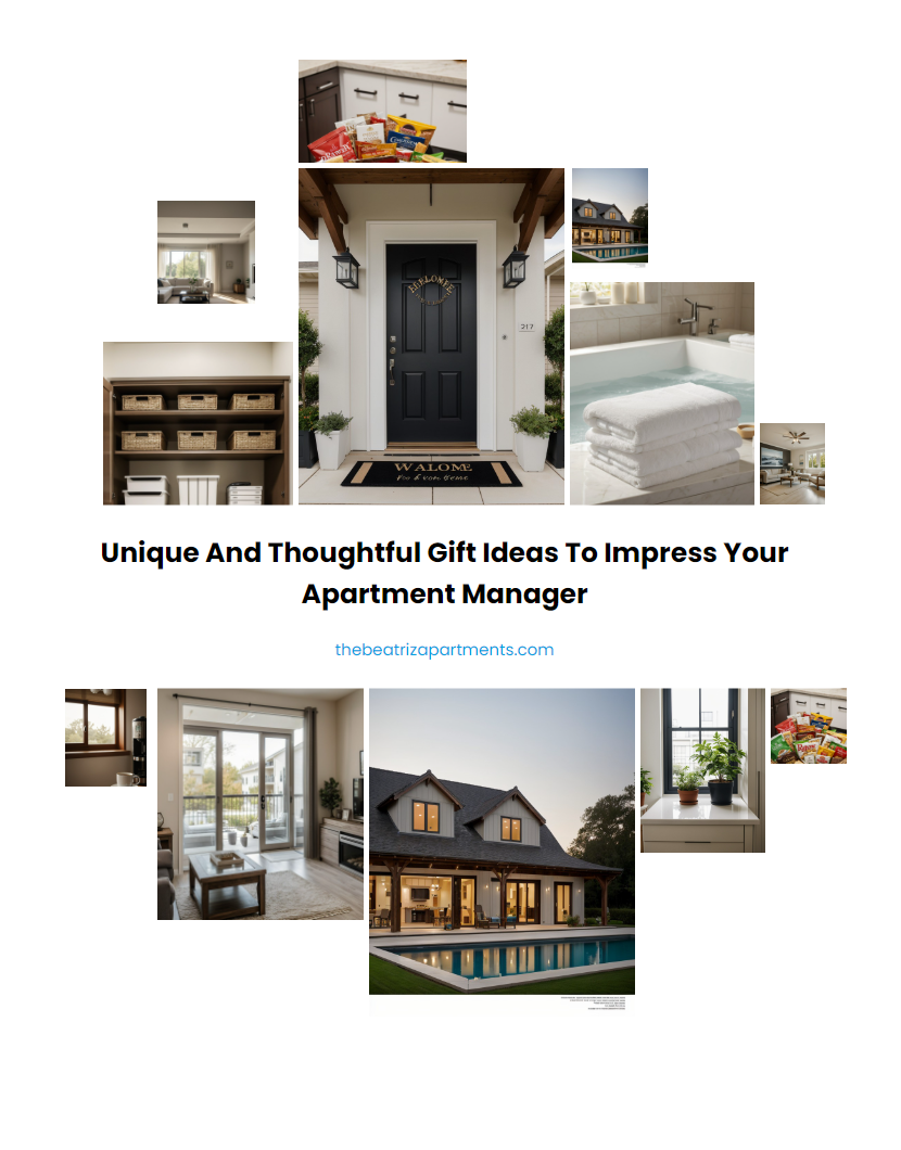 Unique and Thoughtful Gift Ideas to Impress Your Apartment Manager