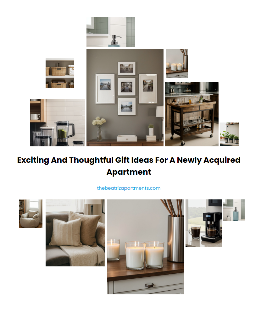 Exciting and Thoughtful Gift Ideas for a Newly Acquired Apartment