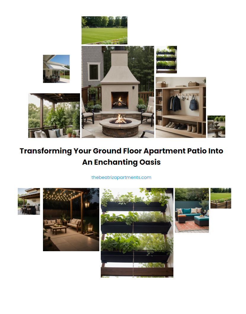 Transforming Your Ground Floor Apartment Patio into an Enchanting Oasis