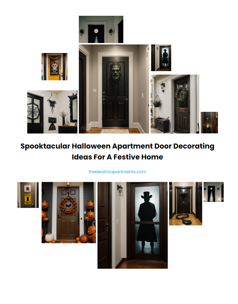 Spooktacular Halloween Apartment Door Decorating Ideas for a Festive Home