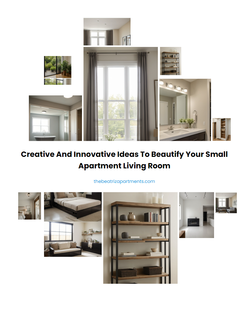 Creative and Innovative Ideas to Beautify Your Small Apartment Living Room