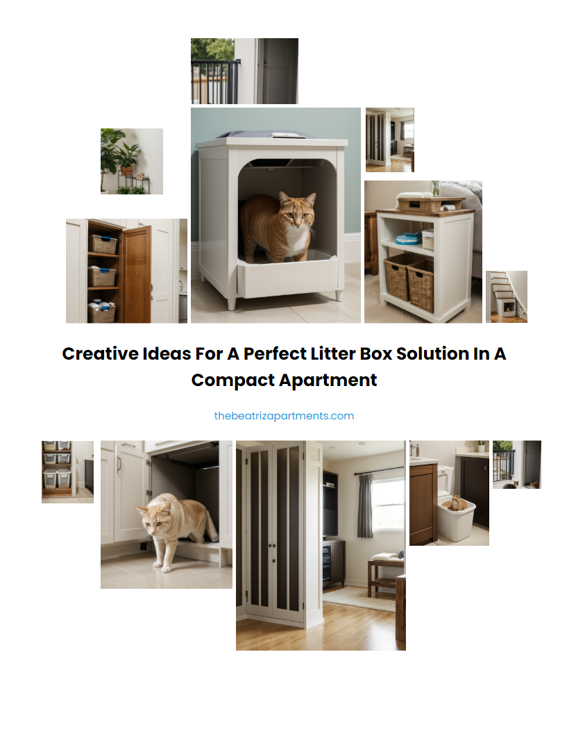 Creative Ideas for a Perfect Litter Box Solution in a Compact Apartment