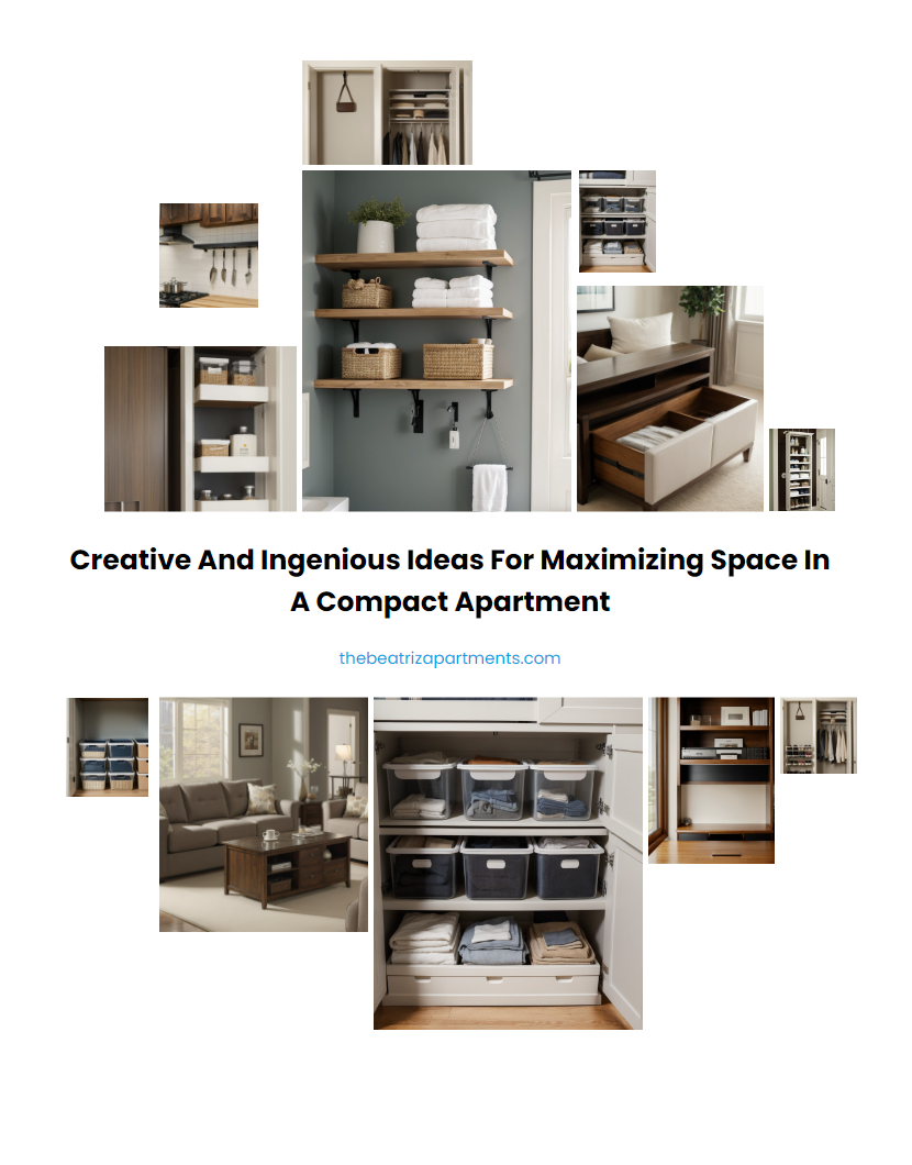 Creative and Ingenious Ideas for Maximizing Space in a Compact Apartment