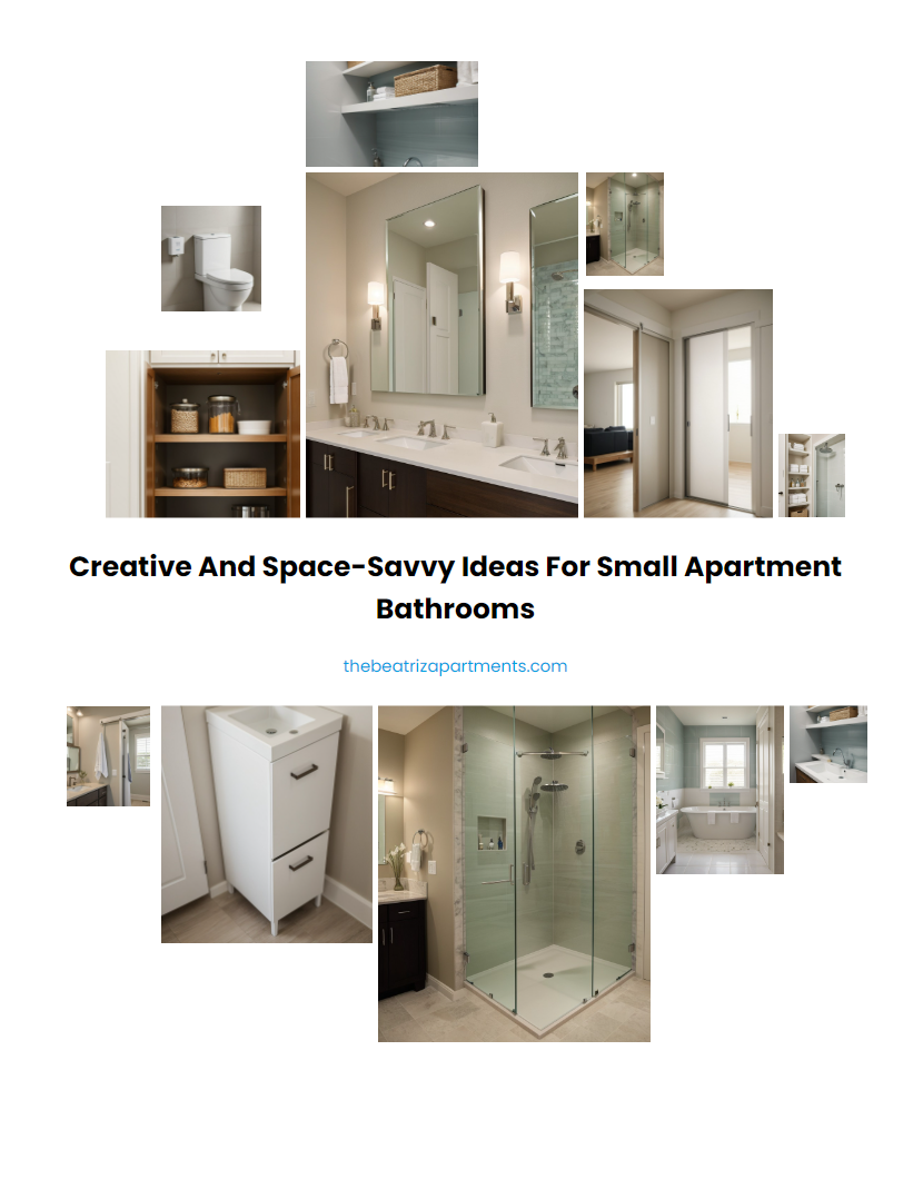 Creative and Space-Savvy Ideas for Small Apartment Bathrooms