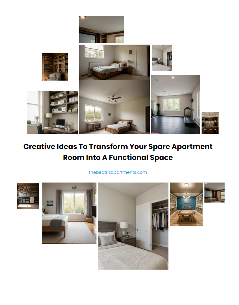 Creative Ideas to Transform Your Spare Apartment Room into a Functional Space