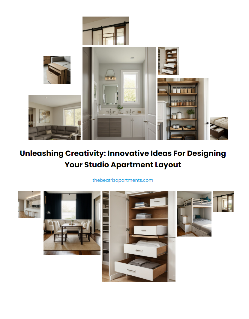 Unleashing Creativity: Innovative Ideas for Designing Your Studio Apartment Layout