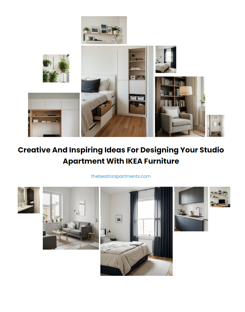 Creative and Inspiring Ideas for Designing Your Studio Apartment with IKEA Furniture