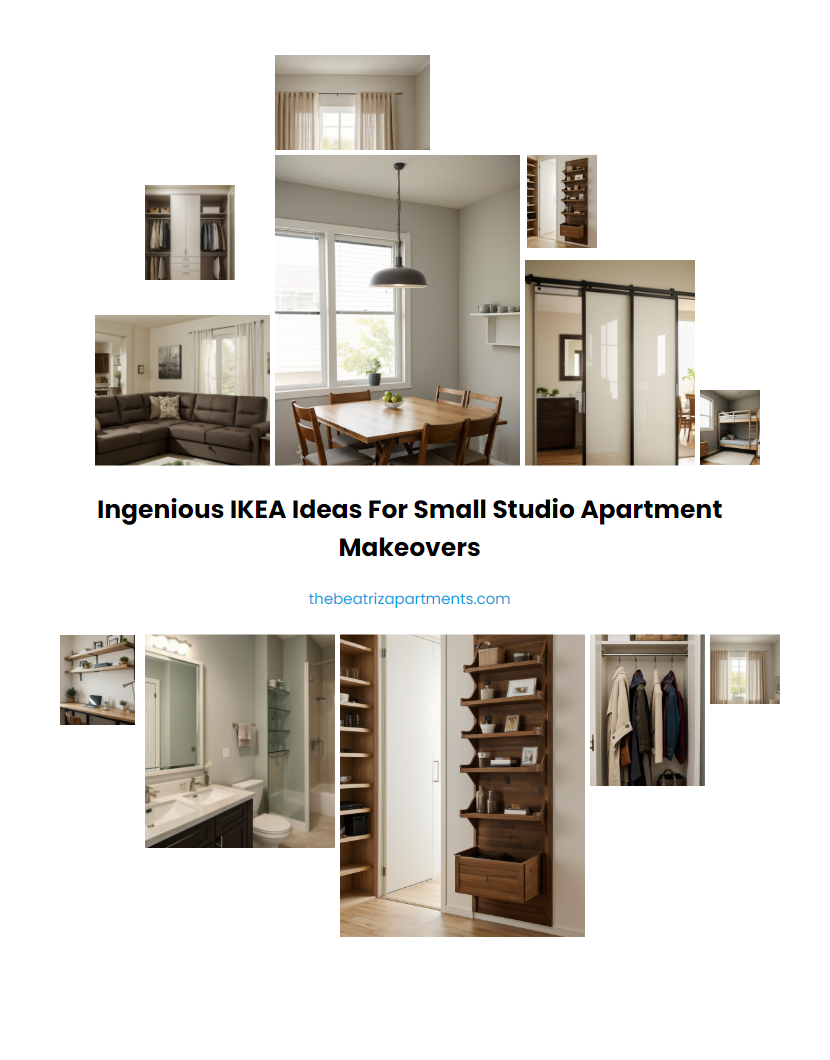 Ingenious IKEA Ideas for Small Studio Apartment Makeovers