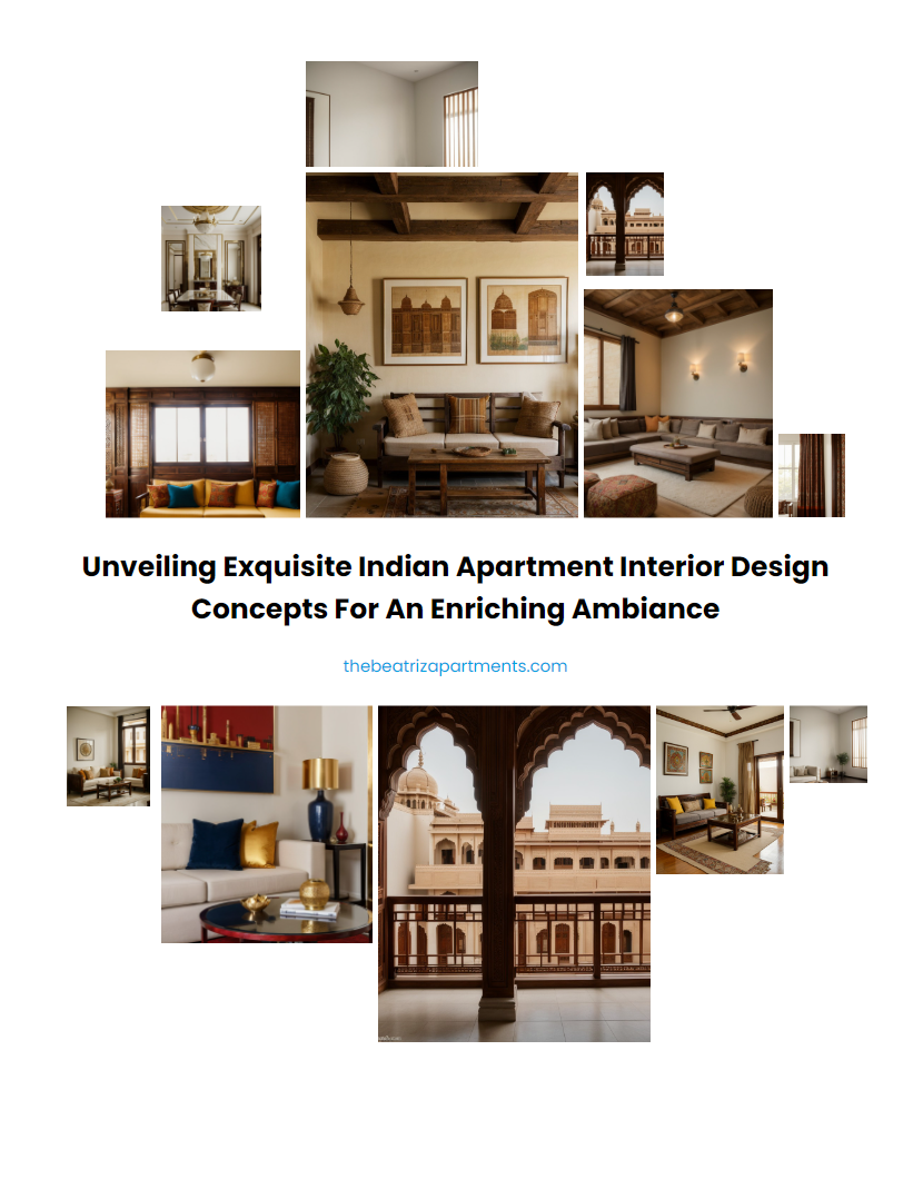 Unveiling Exquisite Indian Apartment Interior Design Concepts for an Enriching Ambiance