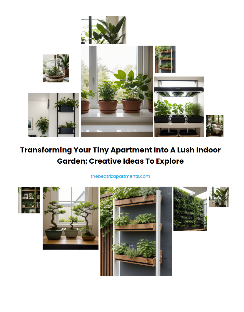 Transforming Your Tiny Apartment Into a Lush Indoor Garden: Creative Ideas to Explore