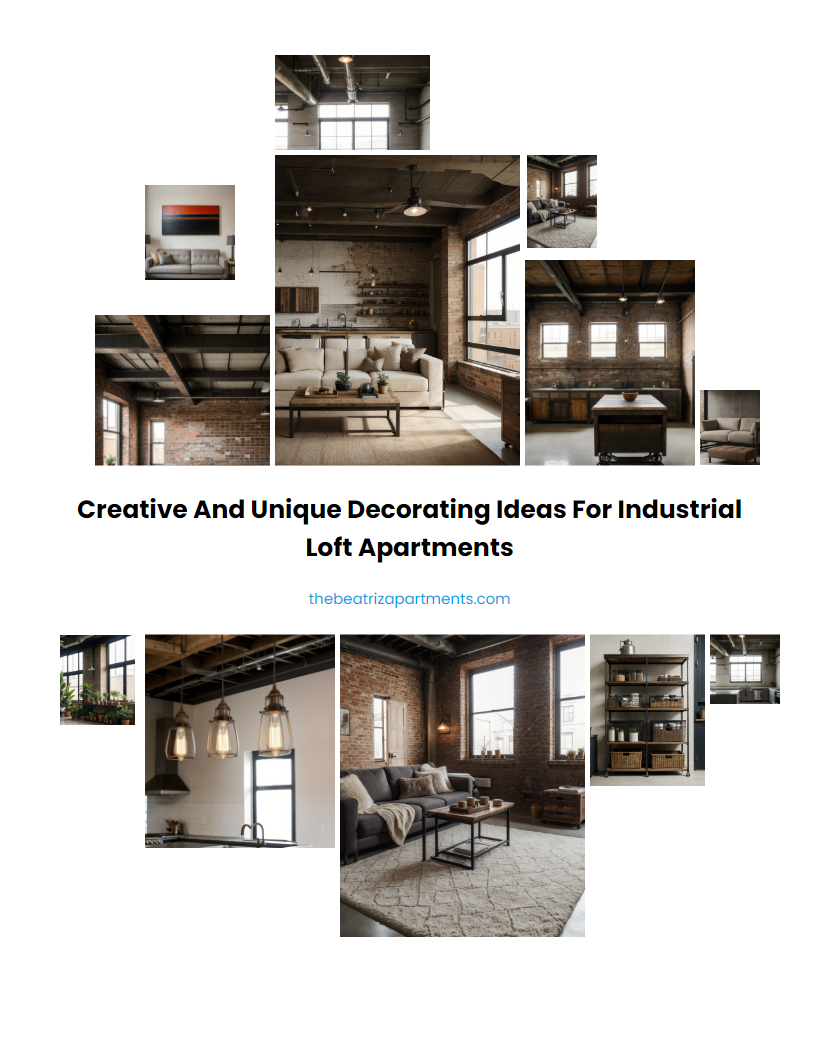 Creative and Unique Decorating Ideas for Industrial Loft Apartments