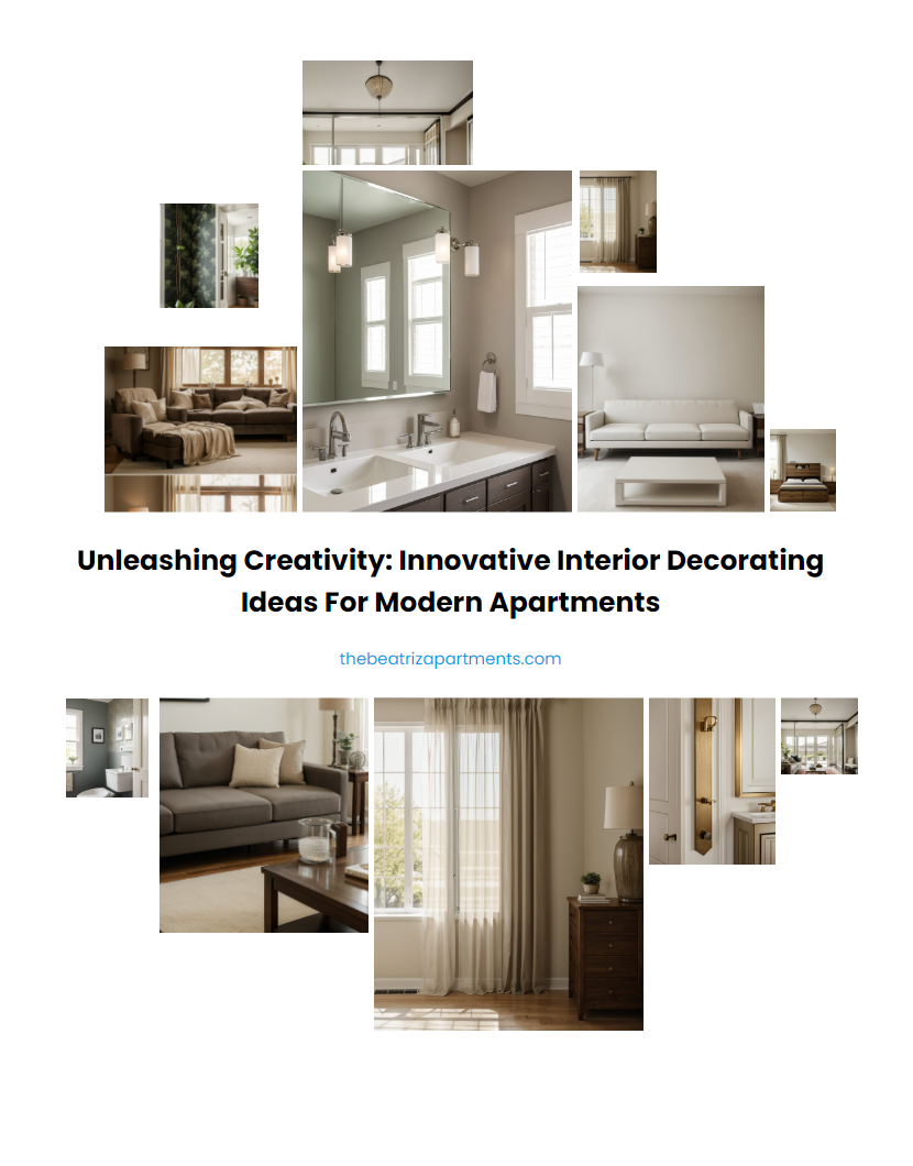 Unleashing Creativity: Innovative Interior Decorating Ideas for Modern Apartments