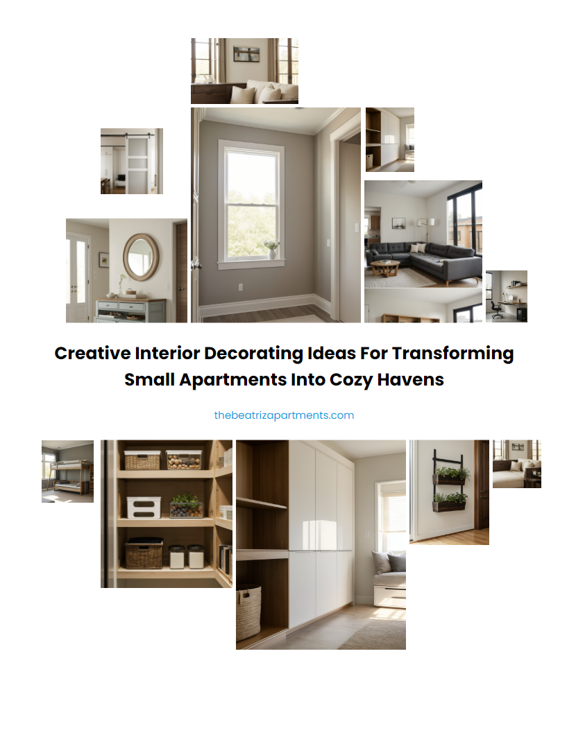 Creative Interior Decorating Ideas for Transforming Small Apartments into Cozy Havens