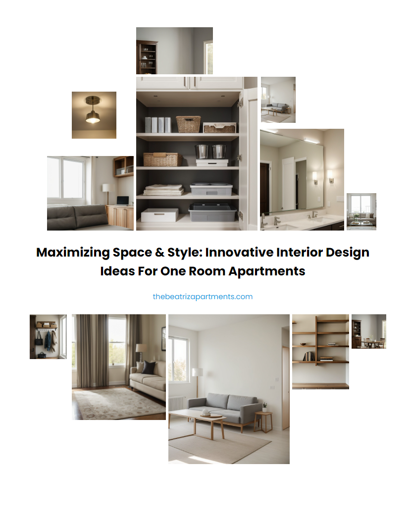 Maximizing Space & Style: Innovative Interior Design Ideas for One Room Apartments