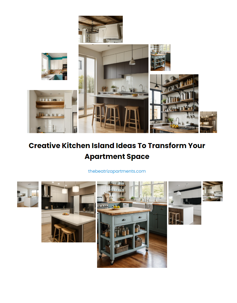 Creative Kitchen Island Ideas to Transform Your Apartment Space