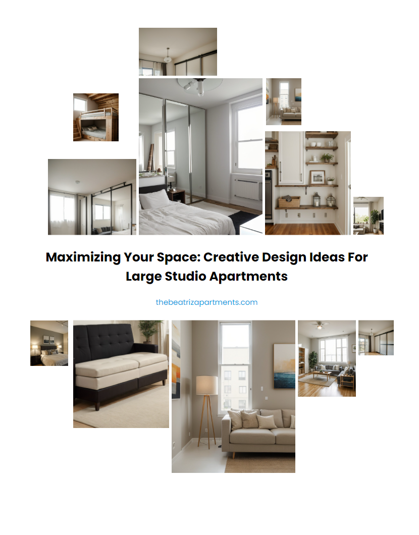 Maximizing Your Space: Creative Design Ideas for Large Studio Apartments