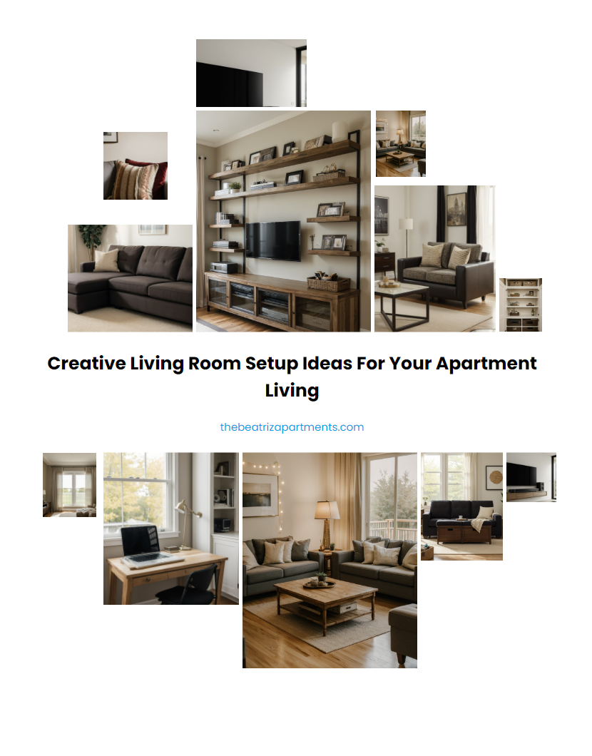 Creative Living Room Setup Ideas for Your Apartment Living