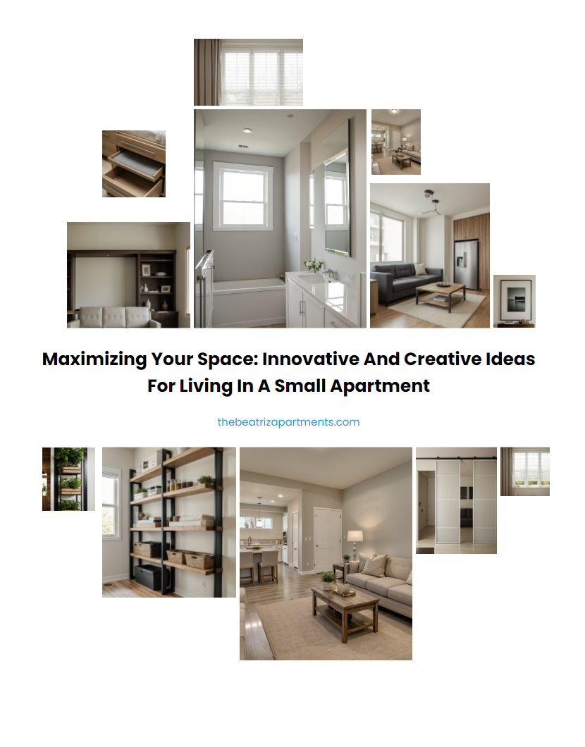 Maximizing Your Space: Innovative and Creative Ideas for Living in a Small Apartment