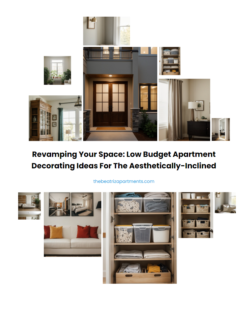 Revamping Your Space: Low Budget Apartment Decorating Ideas for the Aesthetically-Inclined