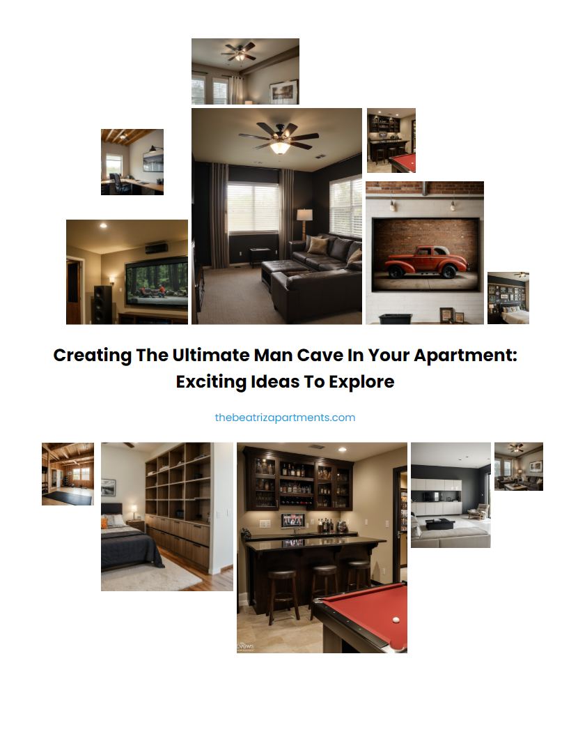 Creating the Ultimate Man Cave in Your Apartment: Exciting Ideas to Explore