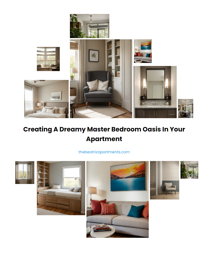 Creating a Dreamy Master Bedroom Oasis in your Apartment