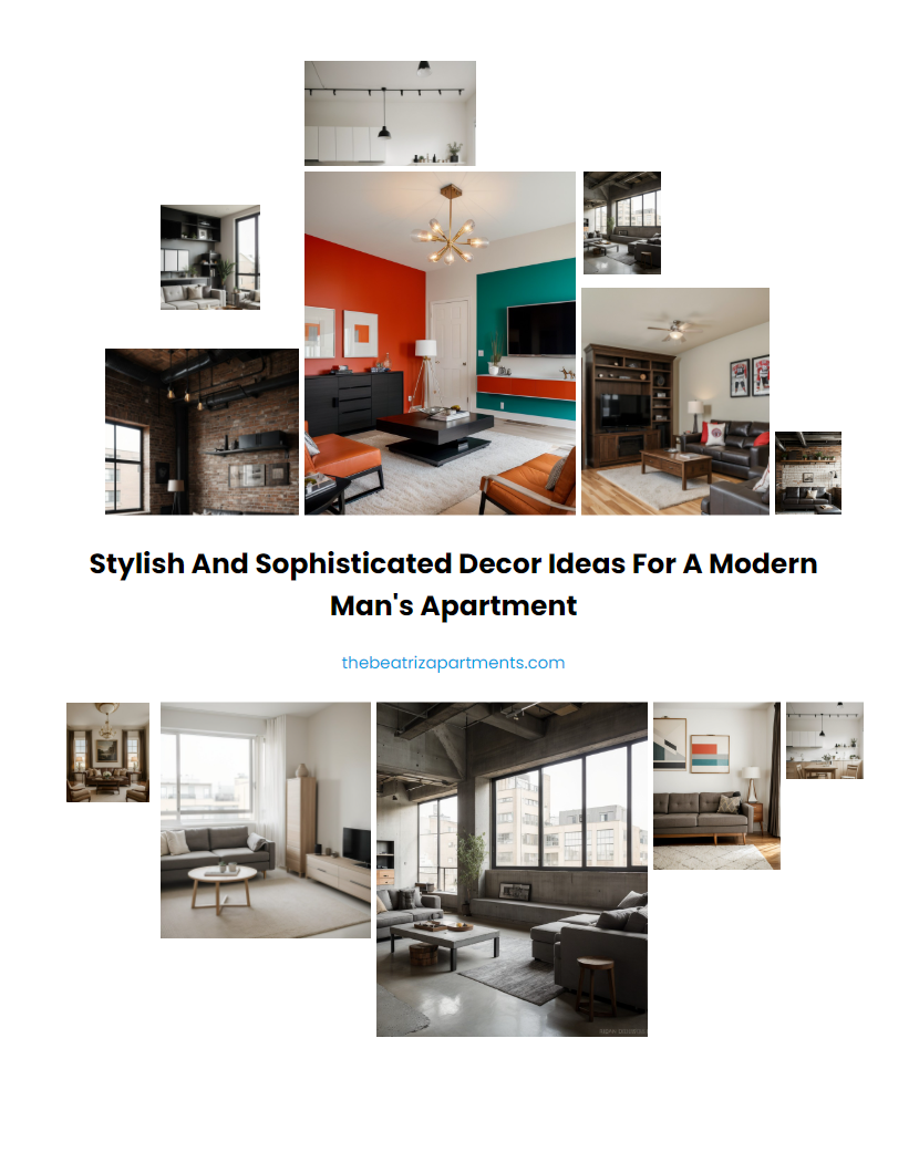 Stylish and Sophisticated Decor Ideas for a Modern Man's Apartment