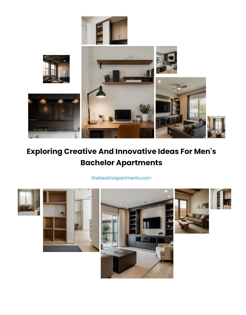 Exploring Creative and Innovative Ideas for Men's Bachelor Apartments