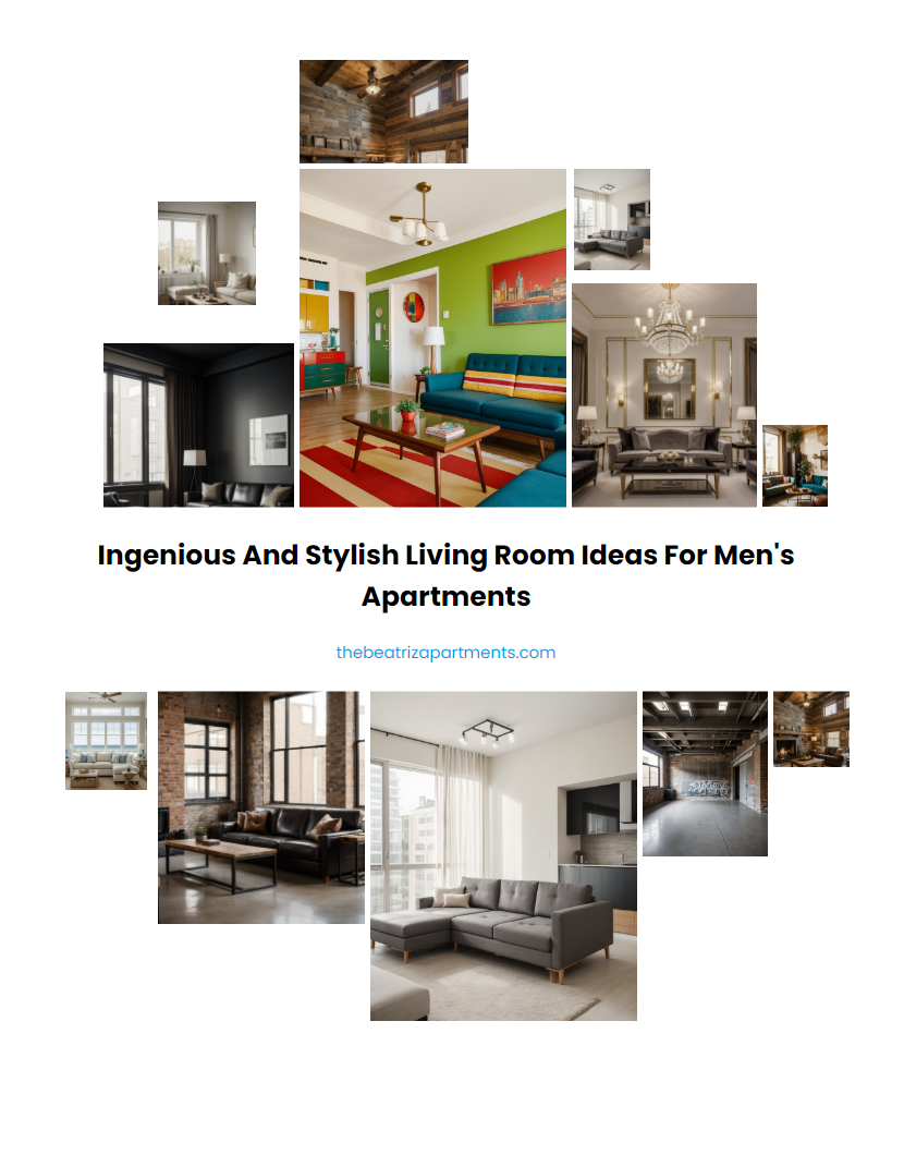 Ingenious and Stylish Living Room Ideas for Men's Apartments