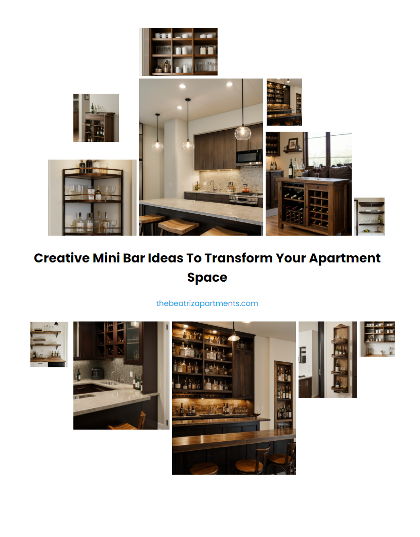 Creative Mini Bar Ideas to Transform Your Apartment Space