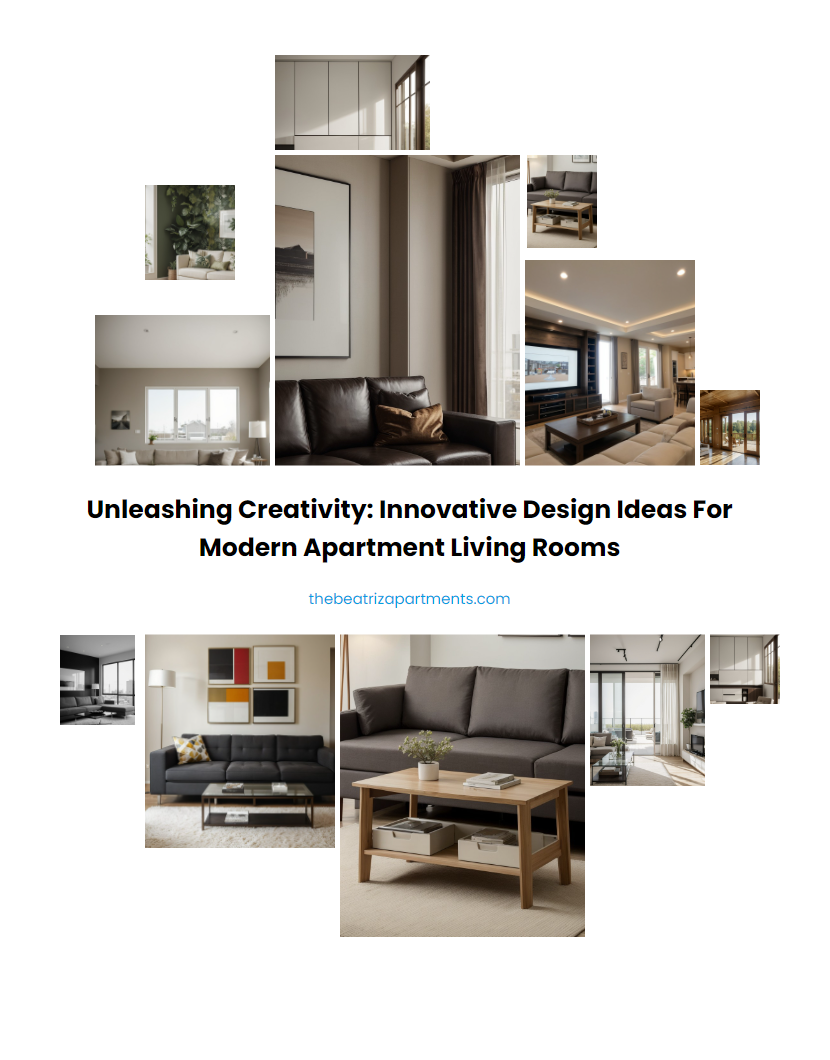 Unleashing Creativity: Innovative Design Ideas for Modern Apartment Living Rooms