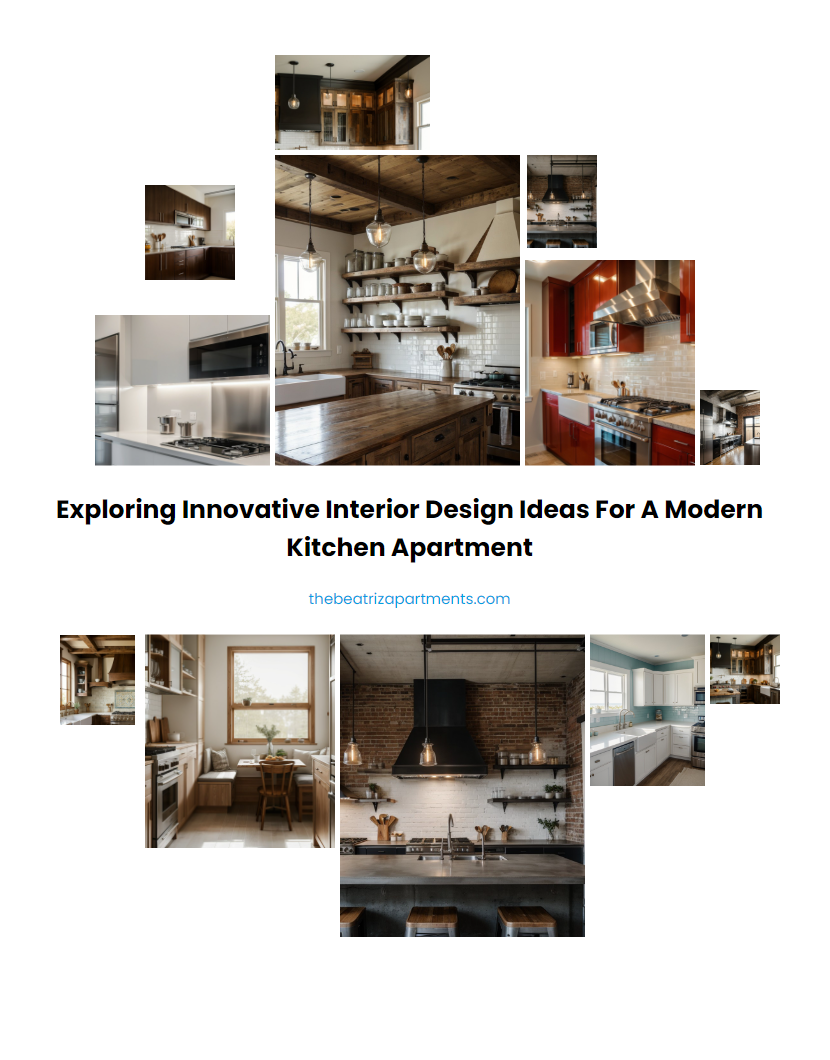Exploring Innovative Interior Design Ideas for a Modern Kitchen Apartment