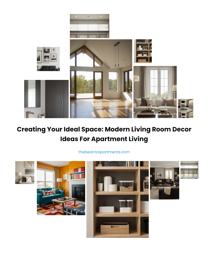 Creating Your Ideal Space: Modern Living Room Decor Ideas for Apartment Living