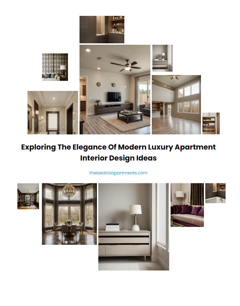 Exploring the Elegance of Modern Luxury Apartment Interior Design Ideas