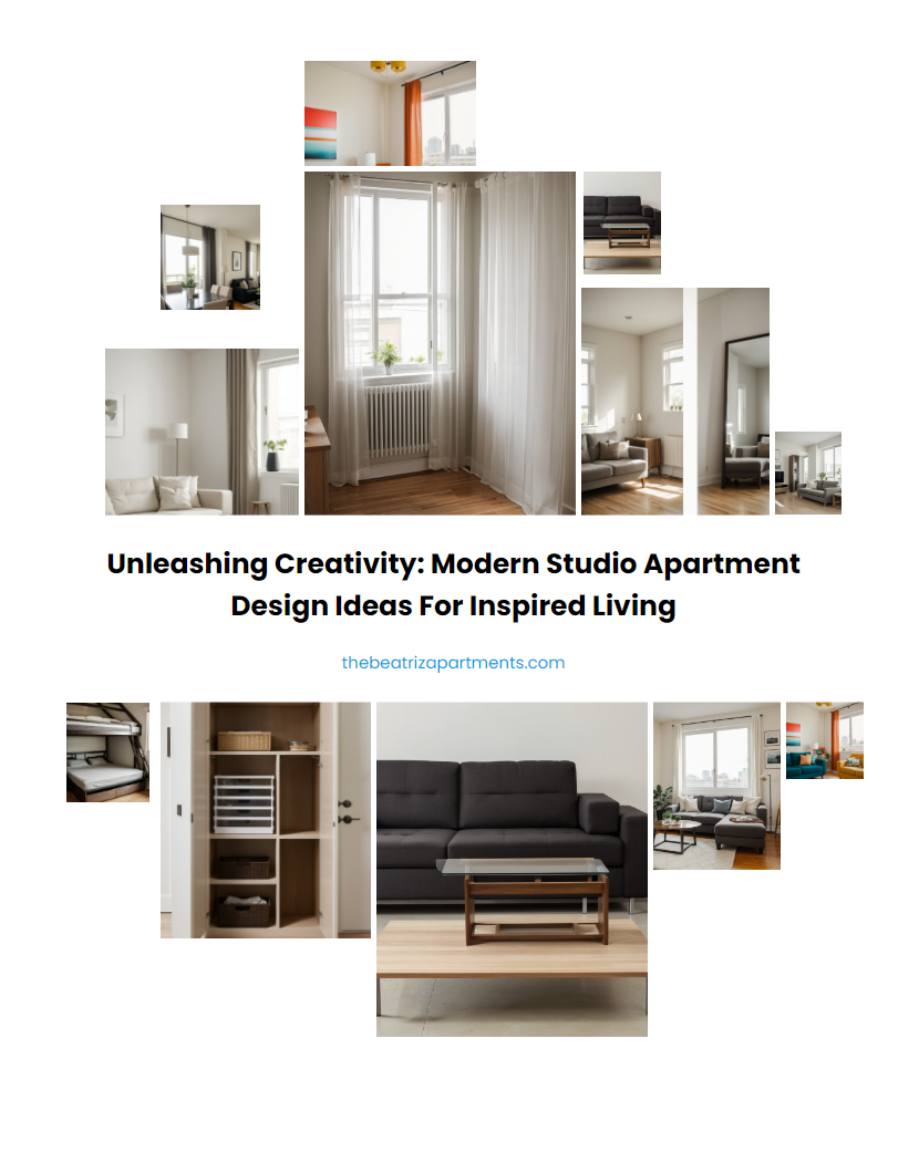 Unleashing Creativity: Modern Studio Apartment Design Ideas for Inspired Living